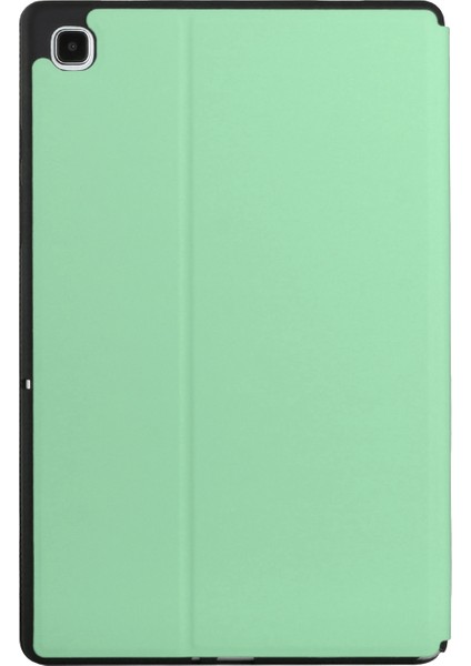 Samsung Galaxy Tab A7 10.4 T500 Için Çift Katlanır Kılıf Mint Green (Yurt Dışından)