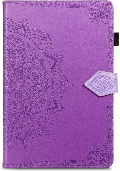 Samsung Galaxy Tab A7 10.4 (2020) Mandala Deri Kılıf Purple (Yurt Dışından) fiyatları