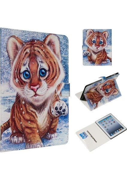 Apple iPad 4 & 3 & 2 Için Deri Kılıf Kapla (Yurt Dışından)