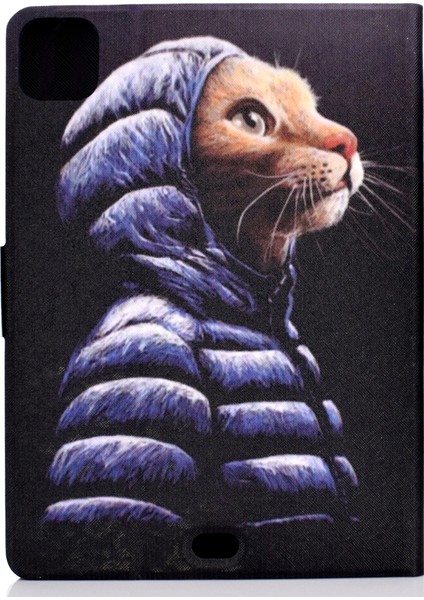 Apple iPad Pro 11 Inç 2020 Için Deri Kılıf Küçük Sarı Kedi (Yurt Dışından) modelleri