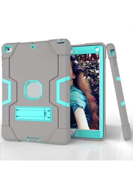 Standlı Silikon + Pc Koruyucu Kılıf Gri + Nane Yeşili (Yurt Dışından) modelleri