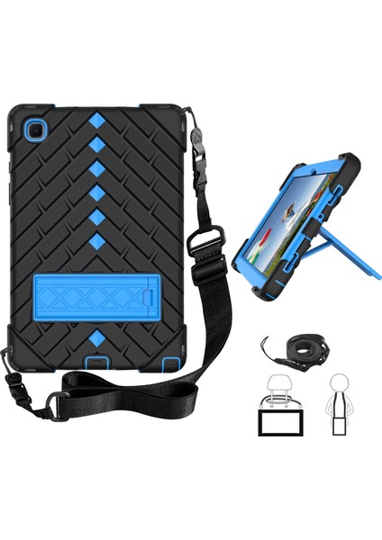 Samsung Galaxy Tab A7 10.4 Için Rhombus Robot Kılıfı (2020) Black+Blue (Yurt Dışından) fiyatları