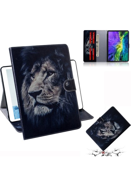Apple iPad Pro 11 Inç 2020 Için Deri Kılıf Aslan (Yurt Dışından)