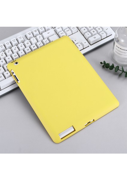 IPAD 4/3/2 Için Sıvı Silikon Kılıf Yellow (Yurt Dışından)