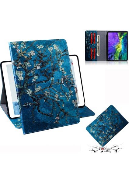 Apple iPad Pro 11 Inç 2020 Için Deri Kılıf Kayısı Çiçeği (Yurt Dışından)