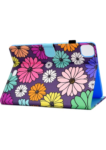 Apple iPad Pro 11 Için Desen Deri Kılıfı (2018/2020) Papatya (Yurt Dışından) fırsatları