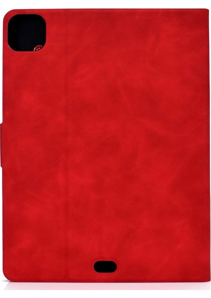 IPAD Pro 11 (2020) & (2018) Deri Kılıf Kırmızı (Yurt Dışından) modelleri