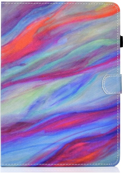Apple iPad Pro 11 Inç 2020 Için Deri Kılıf Renkli Mermer (Yurt Dışından) fiyatları