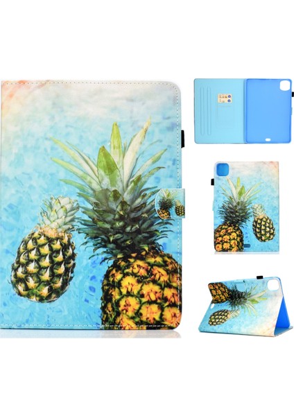 Apple iPad Pro 11 Inç 2020 Için Deri Kılıf Ananas (Yurt Dışından)