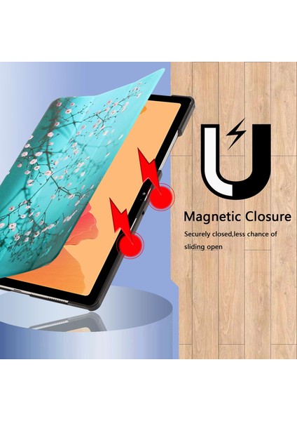 Samsung Galaxy Tab A7 (2020) / T500 / T505 Pu Kılıf Plum Blossom (Yurt Dışından) indirimleri