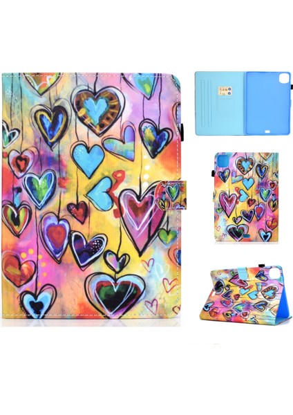 Apple iPad Pro 11 Inç 2020 Için Deri Kılıf Aşk (Yurt Dışından)