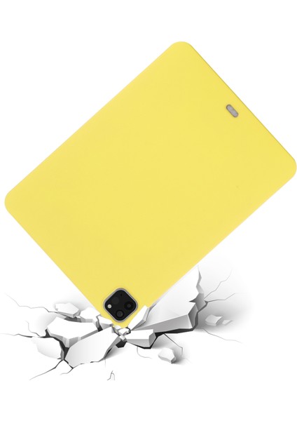 PLZ Shop IPAD Pro 11 2018/2020 Için Sıvı Silikon Kılıf Yellow (Yurt Dışından)