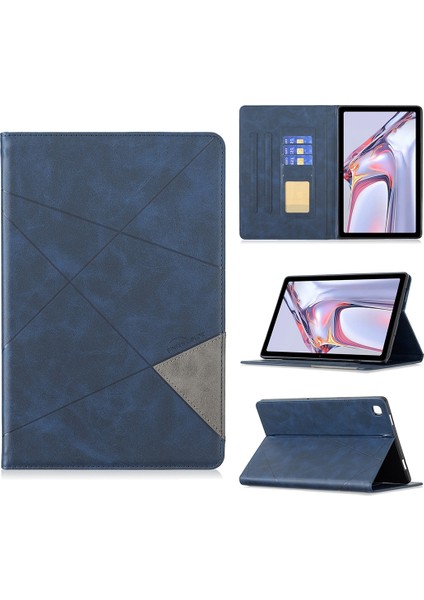 Samsung Galaxy Tab A7 10.4 (2020) Deri Kılıf Dark Blue (Yurt Dışından)