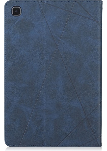 Samsung Galaxy Tab A7 10.4 (2020) Deri Kılıf Dark Blue (Yurt Dışından)