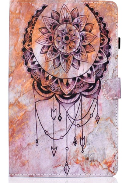 Samsung Galaxy Tab A7 (2020) T500 Renkli Çizim Kılıf Için Dreamcatcher (Yurt Dışından)