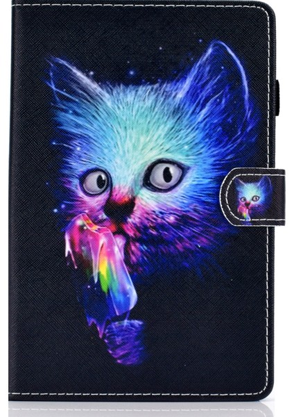 Samsung Galaxy Tab Için Renkli Çizim Durumda S8 X700 X706 (Magic Cat) (Yurt Dışından) fiyatları