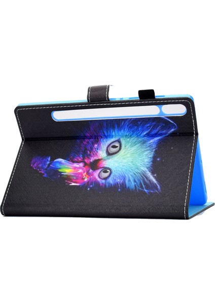Samsung Galaxy Tab Için Renkli Çizim Durumda S8 X700 X706 (Magic Cat) (Yurt Dışından) fırsatları