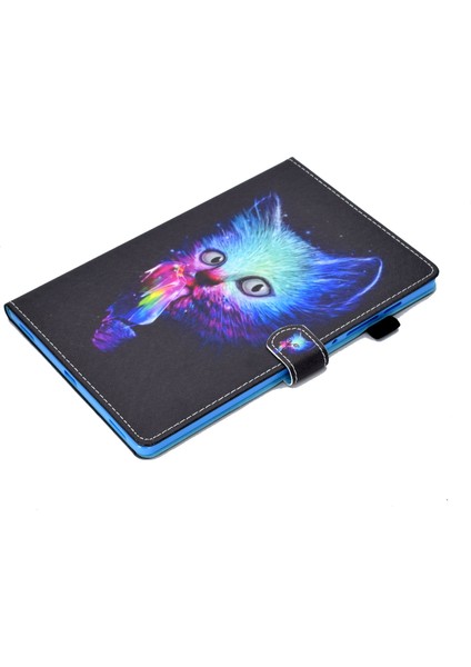 Samsung Galaxy Tab Için Renkli Çizim Durumda S8 X700 X706 (Magic Cat) (Yurt Dışından) indirimleri