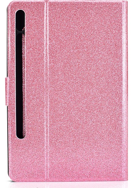 Samsung Galaxy Tab S8 / S7 Için Glitter Toz Kılıfı (Pink) (Yurt Dışından) modelleri