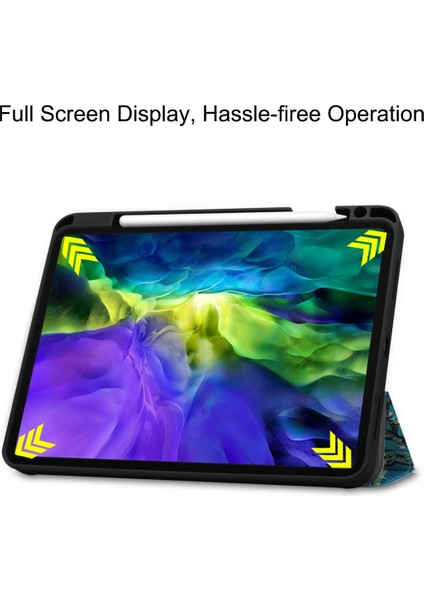 Apple iPad Pro 11 Inç 2020 Için Deri Kılıf Kayısı Çiçeği (Yurt Dışından)