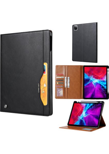 Apple iPad Pro 11 Inç 2020 Için Deri Kılıf Siyah (Yurt Dışından)