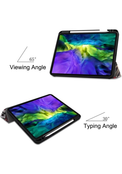 Apple iPad Pro 11 Inç 2020 Için Deri Kılıf Duvar Yazısı (Yurt Dışından) fırsatları