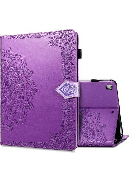Apple iPad 2/3/4 Deri Çanta Için Mor (Yurt Dışından)