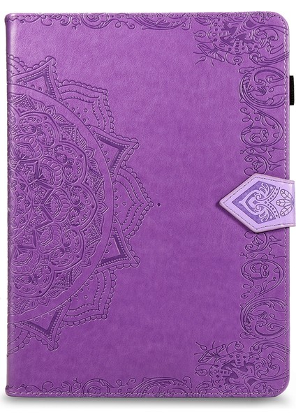 Apple iPad 2/3/4 Deri Çanta Için Mor (Yurt Dışından)