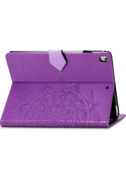 Apple iPad 2/3/4 Deri Çanta Için Mor (Yurt Dışından)