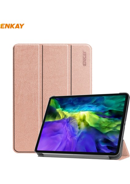Enkay Ipad Pro 11 Için Akıllı Kılıf Çevir (2020/2021) Pembe (Yurt Dışından)