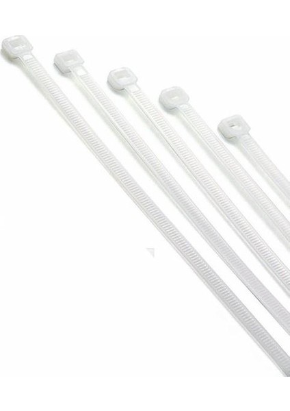 Plastik Kablo Bağı Beyaz 3,6X250