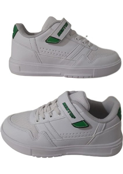 Beyaz Cırtlı Çocuk Sneaker