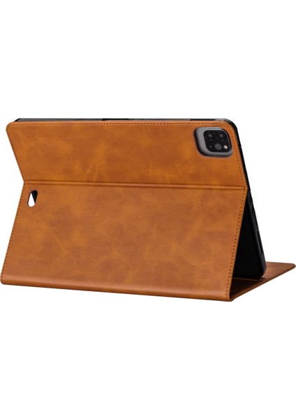 For Apple iPad Pro 11(2020) / Pro 11(2018) Leather Case Kahverengi (Yurt Dışından)