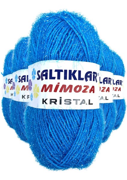 5 Adet Mimoza Kristal Işıltılı Şal Patik Yelek Ipi 03