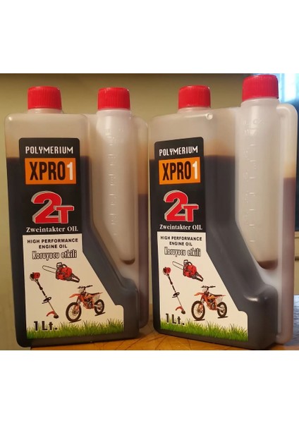 2t 2 Zamanlı Kırmızı Yağ Ölçekli 1 L x 2