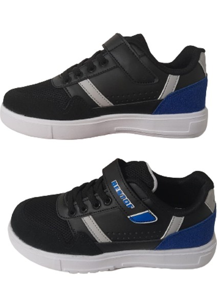 Siyah-Beyaz Cırtlı Çocuk Sneaker BEST85966 fiyatları