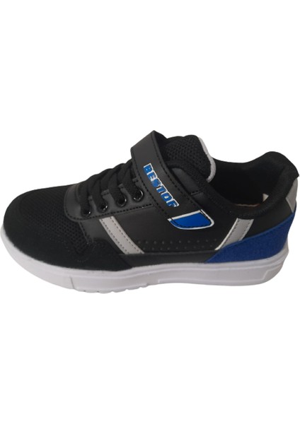 Siyah-Beyaz Cırtlı Çocuk Sneaker BEST85966 modelleri