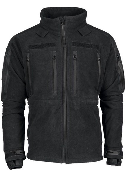 Fleece Rıpstop Siyah Ceket