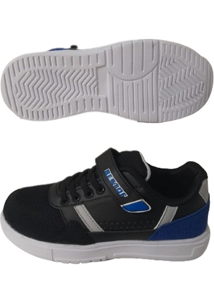 Siyah-Beyaz Cırtlı Çocuk Sneaker BEST85966 indirimleri