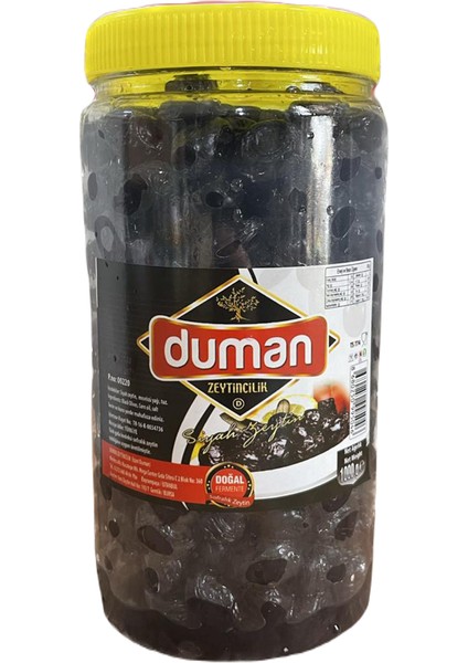 Kahvaltılık Birinci Kalite Gemlik Siyah Zeytin 1000 gr