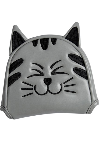 Golf Club Head, Ekipman Kedi Desen Kalın Yeni Başlayanlar Golfçü Takozları Yarım Daire Gri (Yurt Dışından) fırsatları