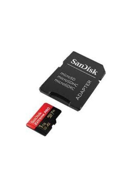 Sandısk Extreme Pro 1tb Micro Sd Hafıza Kartı 200MB/90MB SDSQXCD-1T00