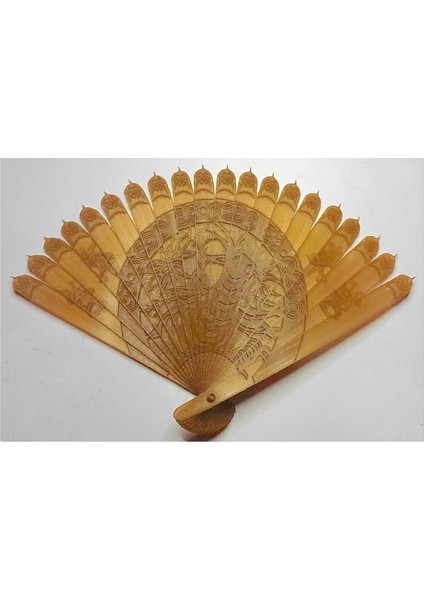 Çin Yelpazesi Açılır Kapanır Dekor Yelpaze 40 cm