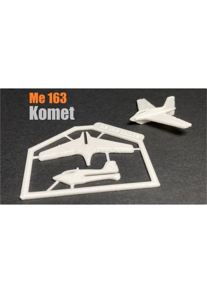 Messerschmitt Me 163 Komet Maket Uçak Kartı