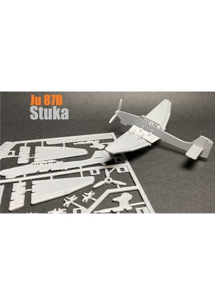 Junkers Ju 87B Stuka Maket Uçak Kartı