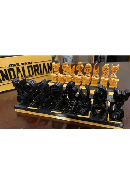 Mandalorian Star Wars Satranç Seti Çantalı Özel Seri