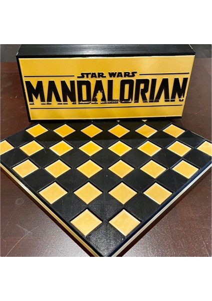 Mandalorian Star Wars Satranç Seti Çantalı Özel Seri