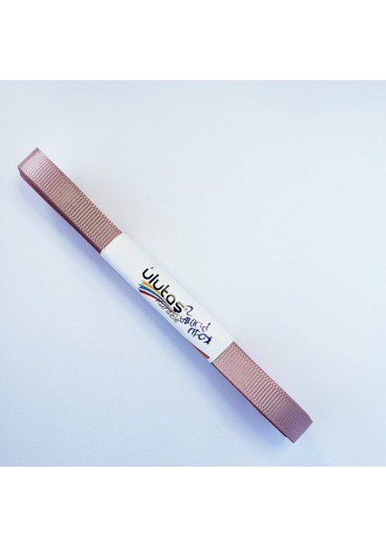 Grogren Kurdele 1 cm Koyu Pudra (2) Renk 10 Metre