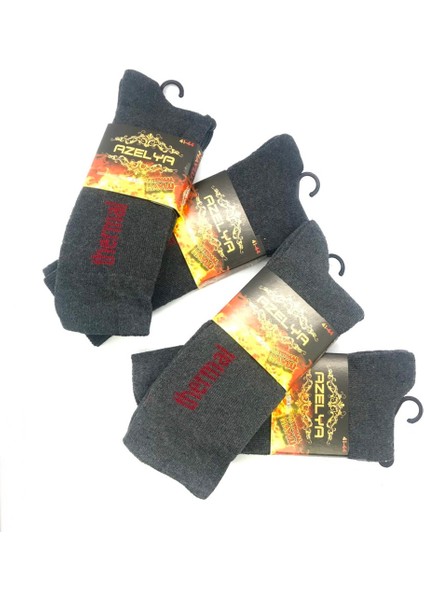 Black Arden Socks  Erkek Thermal Havlu Çorap 4 Çift