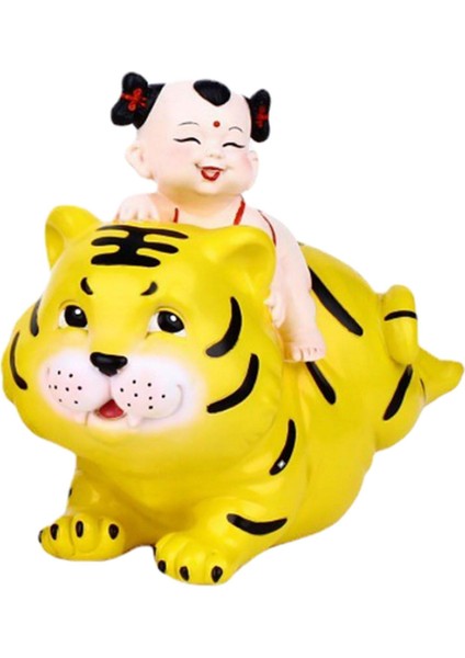 Karikatür Kaplanlar Para Koleksiyonu 2022 Yeni Yıl Doğum Günleri Hediyeler Para Kutusu Kız Sarı (Yurt Dışından)